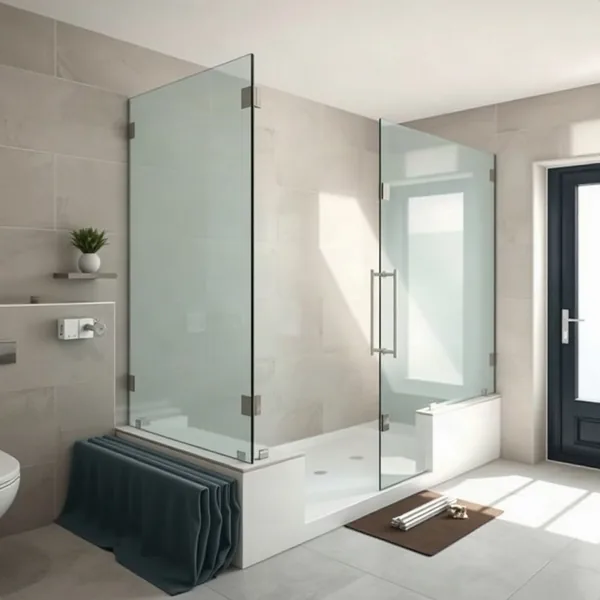 Professional Bathroom Cabin Glass in Dubai carried out by a licensed technician