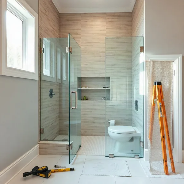 Professional Custom Shower Glass Enclosure in Dubai carried out by a licensed technician