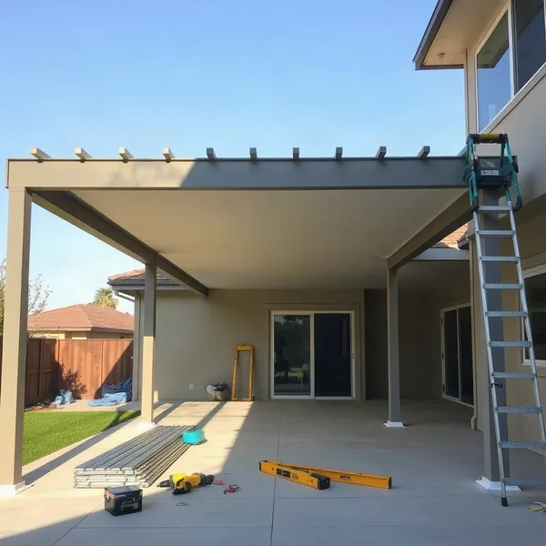 Professional Retractable Pergola Installation in Dubai carried out by a licensed technician