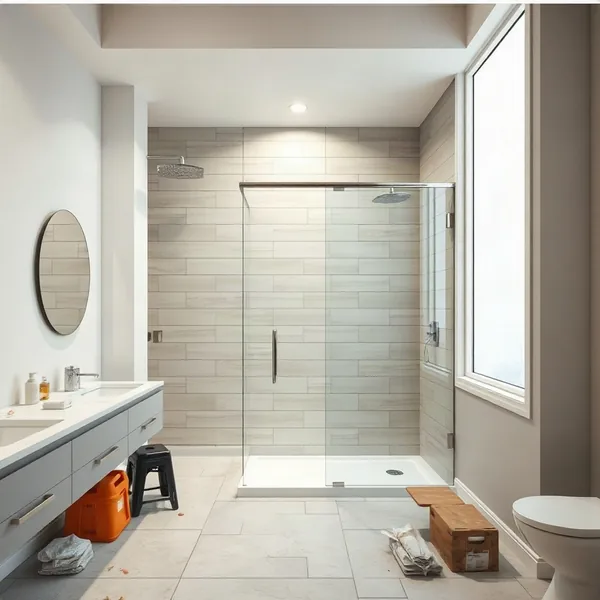 Professional Shower Partition Near Me in Dubai carried out by a licensed technician